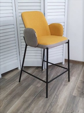 Полубарный стул NYX (H=65cm) VF106 желтый / VF120 серый М-City в Тобольске - tobolsk.ok-mebel.com | фото 3