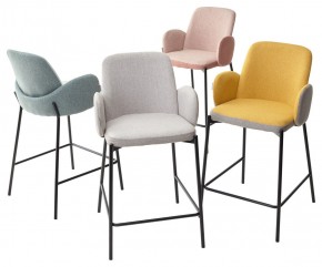 Полубарный стул NYX (H=65cm) VF109 розовый / VF110 брусничный М-City в Тобольске - tobolsk.ok-mebel.com | фото 5