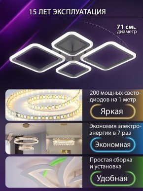 Потолочная люстра Natali Kovaltseva OPTI LED LAMPS 81108/2C в Тобольске - tobolsk.ok-mebel.com | фото 5