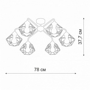 Потолочная люстра Vitaluce V42580 V42580-1/6PL в Тобольске - tobolsk.ok-mebel.com | фото 2