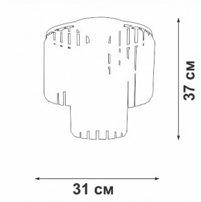 Потолочная люстра Vitaluce V5153 V5153-1/4PL в Тобольске - tobolsk.ok-mebel.com | фото 4