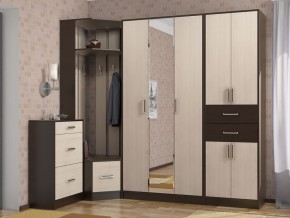 Прихожая ДИАНА-4 сек №10 (Венге/Дуб молочный) в Тобольске - tobolsk.ok-mebel.com | фото 3