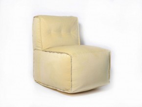 Прямое модульное бескаркасное кресло Комфорт (Желтый велюр) в Тобольске - tobolsk.ok-mebel.com | фото