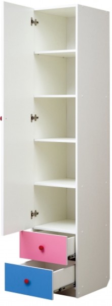 Шкаф 1-но дверный с ящиками и фотопечатью Совята 1.1 (400) в Тобольске - tobolsk.ok-mebel.com | фото 2