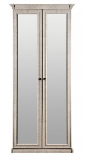 Шкаф 2-х створчатый с зеркалом Афина (крем корень) в Тобольске - tobolsk.ok-mebel.com | фото