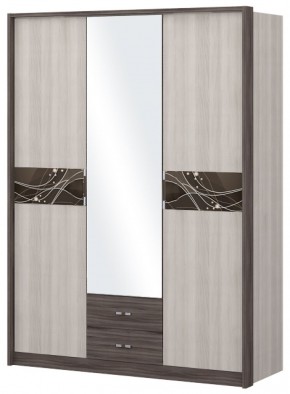 Шкаф 3-х дверный с зеркалом Шк68.2 МС Николь в Тобольске - tobolsk.ok-mebel.com | фото