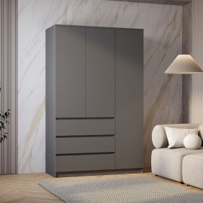 Шкаф 3-х створчатый Симпл ШК-08 (графит) в Тобольске - tobolsk.ok-mebel.com | фото 3