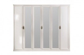 Шкаф 6-ти ств (2+2+2) с зеркалами Натали (комплект) в Тобольске - tobolsk.ok-mebel.com | фото 2