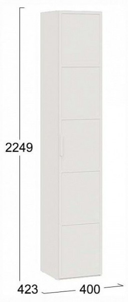 Шкаф для белья Стелла Исп.2 в Тобольске - tobolsk.ok-mebel.com | фото 4
