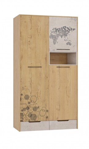 Шкаф для одежды 3 двери и 2 ящика Шк134.0 ДС Стэнфорд в Тобольске - tobolsk.ok-mebel.com | фото