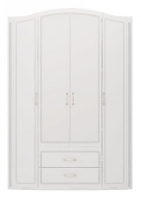 Шкаф для одежды 4-х дв.с ящиками Виктория 2  с зеркалами в Тобольске - tobolsk.ok-mebel.com | фото 1