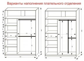 Шкаф-купе 1600 серии SOFT D8+D2+B2+PL4 (2 ящика+F обр.штанга) профиль «Графит» в Тобольске - tobolsk.ok-mebel.com | фото 8