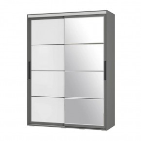 Шкаф-купе Крафт-6 1.6 м ШКК-06 (графит) в Тобольске - tobolsk.ok-mebel.com | фото 3
