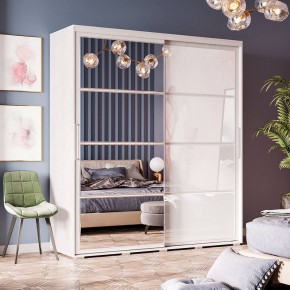 Шкаф-купе Крафт-6 1.6 м ШКК-06 (ясень белый) в Тобольске - tobolsk.ok-mebel.com | фото