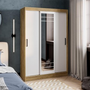 Шкаф-купе Тео ШКК-02 (крафт/белый) в Тобольске - tobolsk.ok-mebel.com | фото
