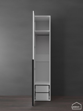 Шкаф Linnea MHR-1-3 2050х400х510 (Белый-М 11.1.1) в Тобольске - tobolsk.ok-mebel.com | фото 6