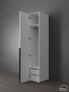 Шкаф Linnea MHR-1-3 2050х400х510 (Белый-М 11.1.2) в Тобольске - tobolsk.ok-mebel.com | фото 5