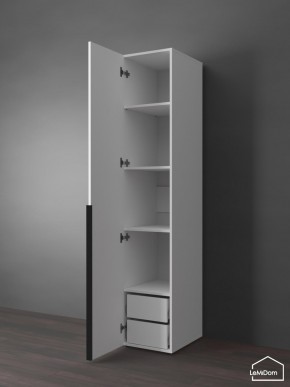 Шкаф Linnea MHR-1-3 2050х400х510 (Белый-М 11.1.2) в Тобольске - tobolsk.ok-mebel.com | фото 5