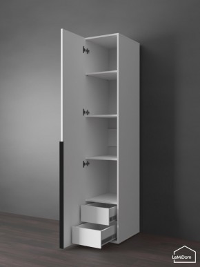 Шкаф Linnea MHR-1-3 2050х400х510 (Белый-М 11.1.2) в Тобольске - tobolsk.ok-mebel.com | фото 6