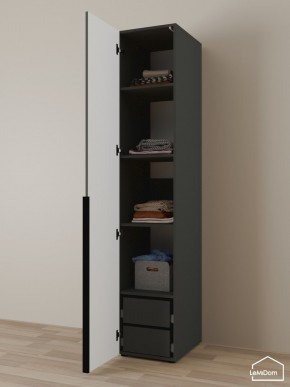 Шкаф Linnea MHR-1-4 2050х400х510 (Графит-М 11.1.25) в Тобольске - tobolsk.ok-mebel.com | фото 5