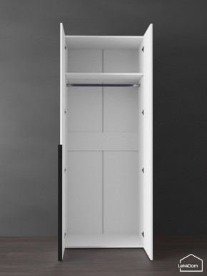 Шкаф Linnea MHR-2 2050х800х510 (Белый-М 11.1.2) в Тобольске - tobolsk.ok-mebel.com | фото 4