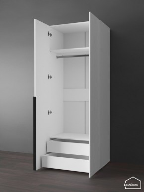 Шкаф Linnea MHR-2-3 2050х800х510 (Белый-М 11.1.2) в Тобольске - tobolsk.ok-mebel.com | фото 5