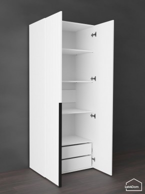 Шкаф Linnea MHR-2-4 2050х800х510 (Белый-М 11.1.2) в Тобольске - tobolsk.ok-mebel.com | фото 6