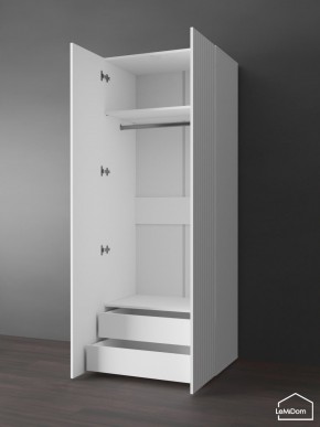 Шкаф Linnea MHR-2PO-3 2050х800х510 (Белый-М 11.1.2) в Тобольске - tobolsk.ok-mebel.com | фото 5