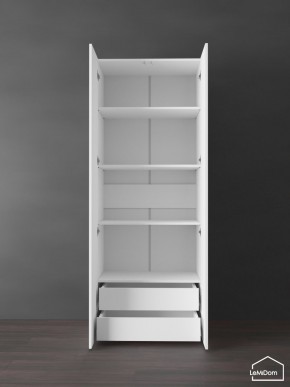 Шкаф Linnea MHR-2PO-4 2050х800х510 (Белый-М 11.1.1) в Тобольске - tobolsk.ok-mebel.com | фото 6