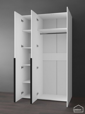 Шкаф Linnea MHR-3-1 2050х1200х510 (Белый-М 11.1.1) в Тобольске - tobolsk.ok-mebel.com | фото 5