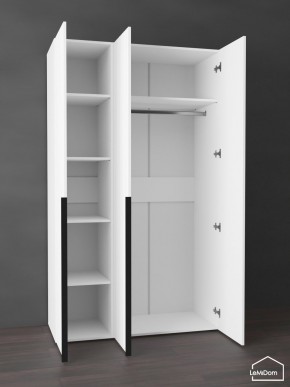 Шкаф Linnea MHR-3-1 2050х1200х510 (Белый-М 11.1.2) в Тобольске - tobolsk.ok-mebel.com | фото 4