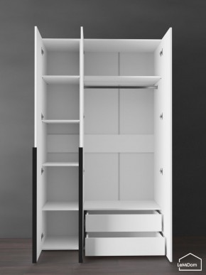 Шкаф Linnea MHR-3-2 2050х1200х510 (Белый-М 11.1.2) в Тобольске - tobolsk.ok-mebel.com | фото 6