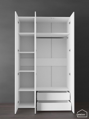 Шкаф Linnea MHR-3PO-2 2050х1200х510 (Белый-М 11.1.1) в Тобольске - tobolsk.ok-mebel.com | фото 5