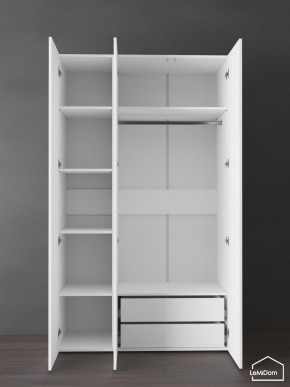 Шкаф Linnea MHR-3PO-2 2050х1200х510 (Белый-М 11.1.2) в Тобольске - tobolsk.ok-mebel.com | фото 6