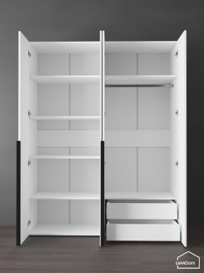 Шкаф Linnea MHR-4-2 2050х1600х510 (Белый-М 11.1.1) в Тобольске - tobolsk.ok-mebel.com | фото 5