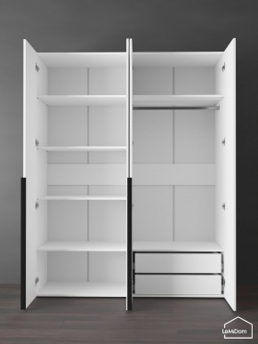 Шкаф Linnea MHR-4-2 2050х1600х510 (Белый-М 11.1.2) в Тобольске - tobolsk.ok-mebel.com | фото 6