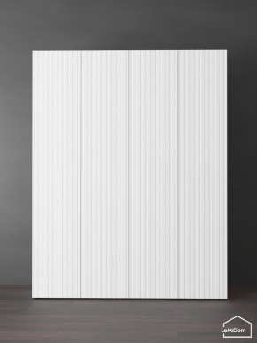 Шкаф Linnea MHR-4PO-1 2050х1600х510 (Белый-М 11.1.1) в Тобольске - tobolsk.ok-mebel.com | фото 5