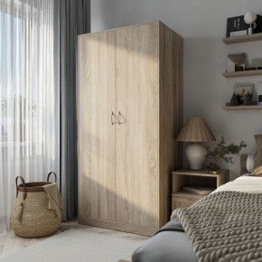 Шкаф ПЕГАС двухдверный, цвет Дуб Сонома в Тобольске - tobolsk.ok-mebel.com | фото 4