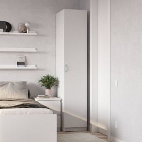 Шкаф ПЕГАС однодверный, цвет белый в Тобольске - tobolsk.ok-mebel.com | фото 4
