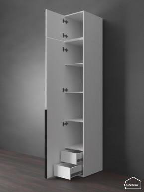 Шкаф с антресолью Linnea MHR-1A-4 2450х400х510 (Белый-М 11.1.1) в Тобольске - tobolsk.ok-mebel.com | фото 5