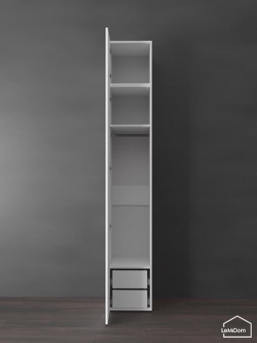 Шкаф с антресолью Linnea MHR-1POA-3 2450х400х510 (Белый-М 11.1.1) в Тобольске - tobolsk.ok-mebel.com | фото 5