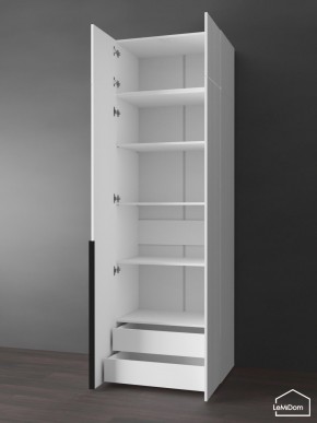 Шкаф с антресолью Linnea MHR-2A-4 2450х800х510 (Белый-М 11.1.1) в Тобольске - tobolsk.ok-mebel.com | фото 5