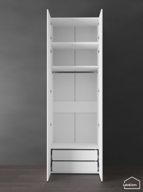 Шкаф с антресолью Linnea MHR-2POA-3 2450х800х510 (Белый-М 11.1.1) в Тобольске - tobolsk.ok-mebel.com | фото 5