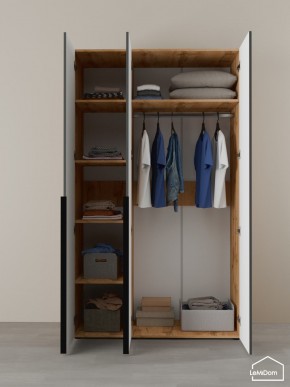 Шкаф с антресолью Linnea MHR-3A-1 2450х1200х510 (ДВ-М 11.1.25) в Тобольске - tobolsk.ok-mebel.com | фото 4