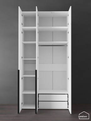 Шкаф с антресолью Linnea MHR-3A-2 2450х1200х510 (Белый-М 11.1.1) в Тобольске - tobolsk.ok-mebel.com | фото 6