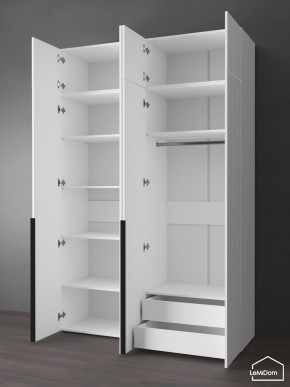 Шкаф с антресолью Linnea MHR-4A-2 2450х1600х510 (Белый-М 11.1.1) в Тобольске - tobolsk.ok-mebel.com | фото 6