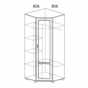 Шкаф угловой №243 Белла в Тобольске - tobolsk.ok-mebel.com | фото 2