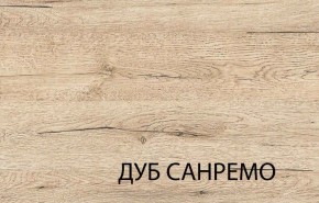 Шкаф-витрина 1D1V OSKAR , цвет дуб Санремо в Тобольске - tobolsk.ok-mebel.com | фото 3