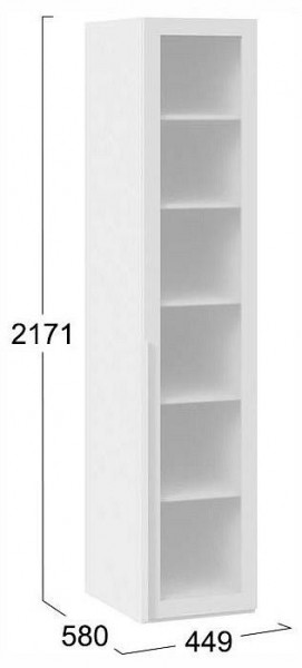 Шкаф-витрина Порто СМ-393.07.008 в Тобольске - tobolsk.ok-mebel.com | фото 3