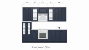 Кухонный гарнитур Вена в Тобольске - tobolsk.ok-mebel.com | фото 3